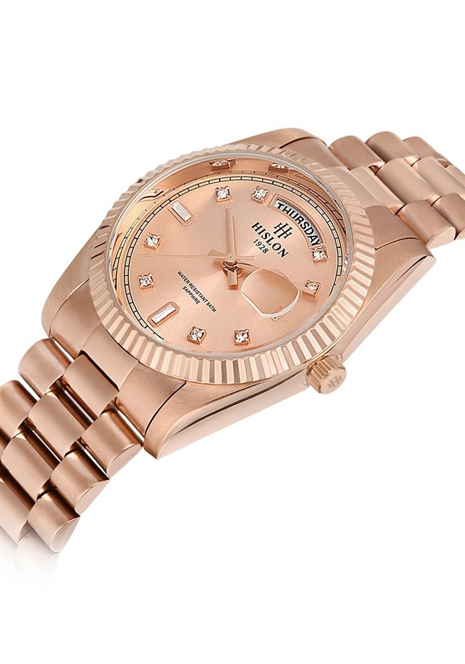 Hislon QL122R-12SR Kadın Kol Saati