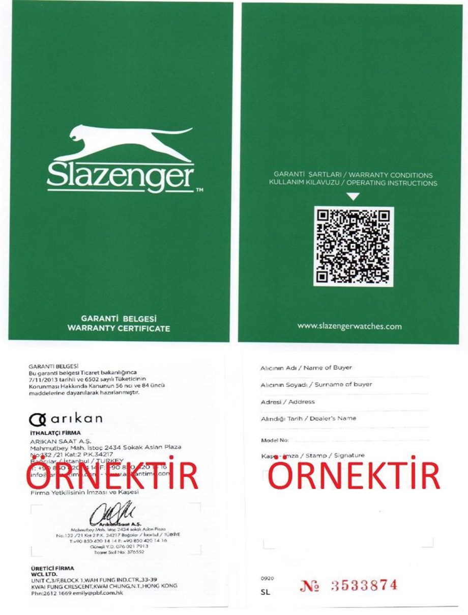 Slazenger SL.09.1578.3.03 Kadın Kol Saati
