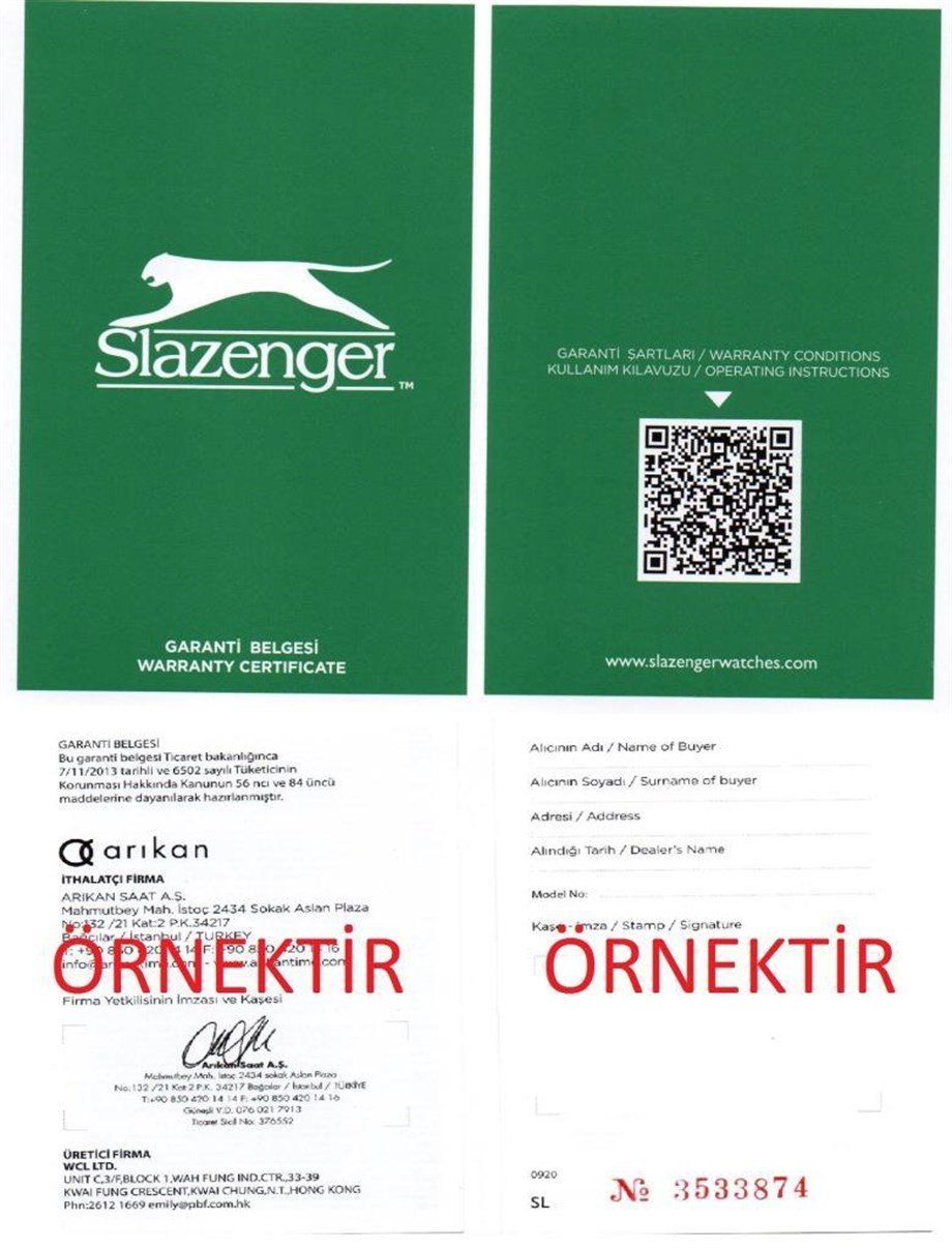 Slazenger SL.09.1857.3.02 Kadın Kol Saati