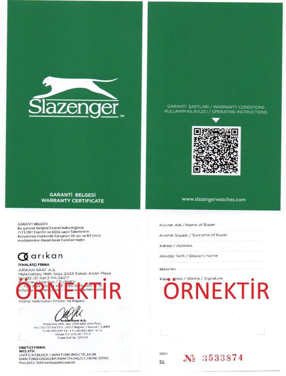 Slazenger SL.09.1987.4.02 Kadın Kol Saati