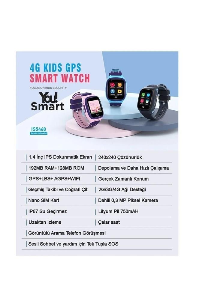 Youwatch IS5468LT31.S Akıllı Çocuk Kol Saati